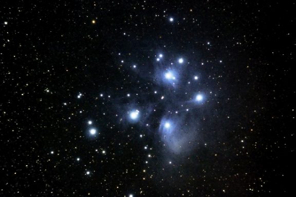 Pleiades , also known as Seven Sisters and (M45)